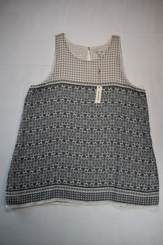 Max Studio Tank Top - Patterned Womens Tank Top - Size L Large
