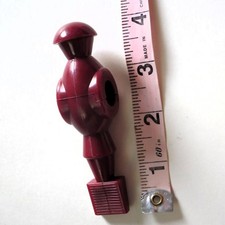 Tabletop Foosball Replacement Parts Men 4" Red Plastic Player