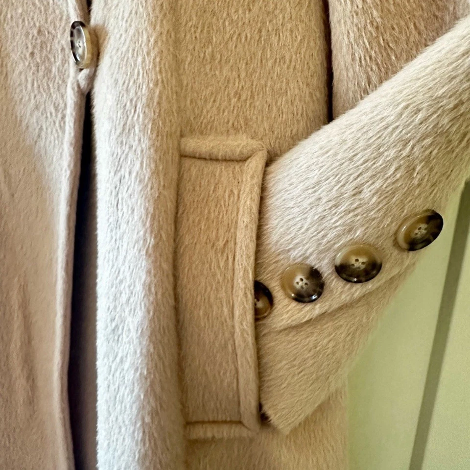 Katherine Kelly Alpaca Wool Trench Coat - Image 4 of 4