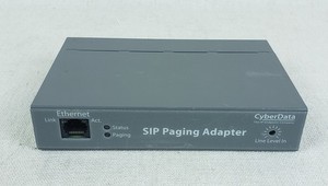 CyberData 011233B Sip VoIP Paging Adapter | Includes power adapter