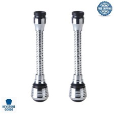 2pcs Universal Kitchen Faucet Extender Spray Head - 360 Swivel, Adjustable...
