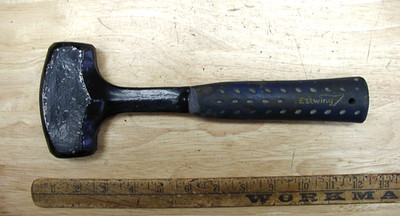 Vintage Estwing 83-3lb. Hand Drilling Sledge Hammer,4'' Head,Blacksmith,VGC