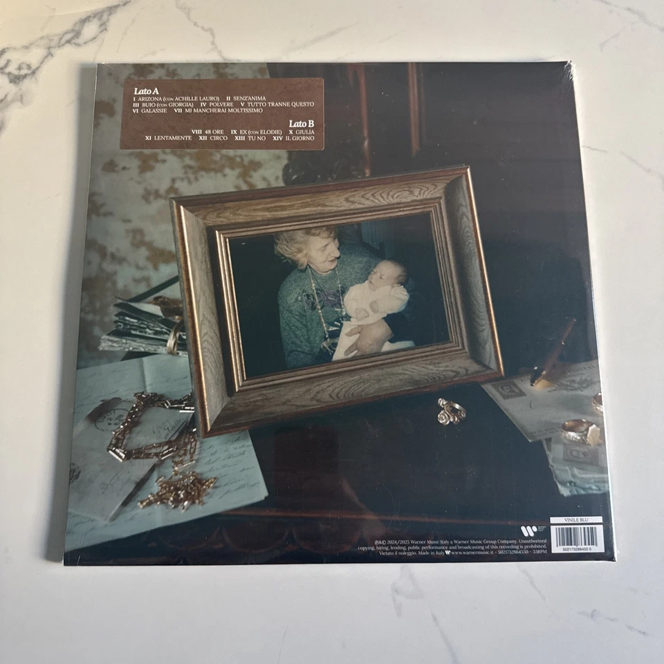 Irama Antologia Della Vita e Della Morte VINILE BLU AUTOGRAFATO Lp SIGILLATO - Immagine 3 di 3