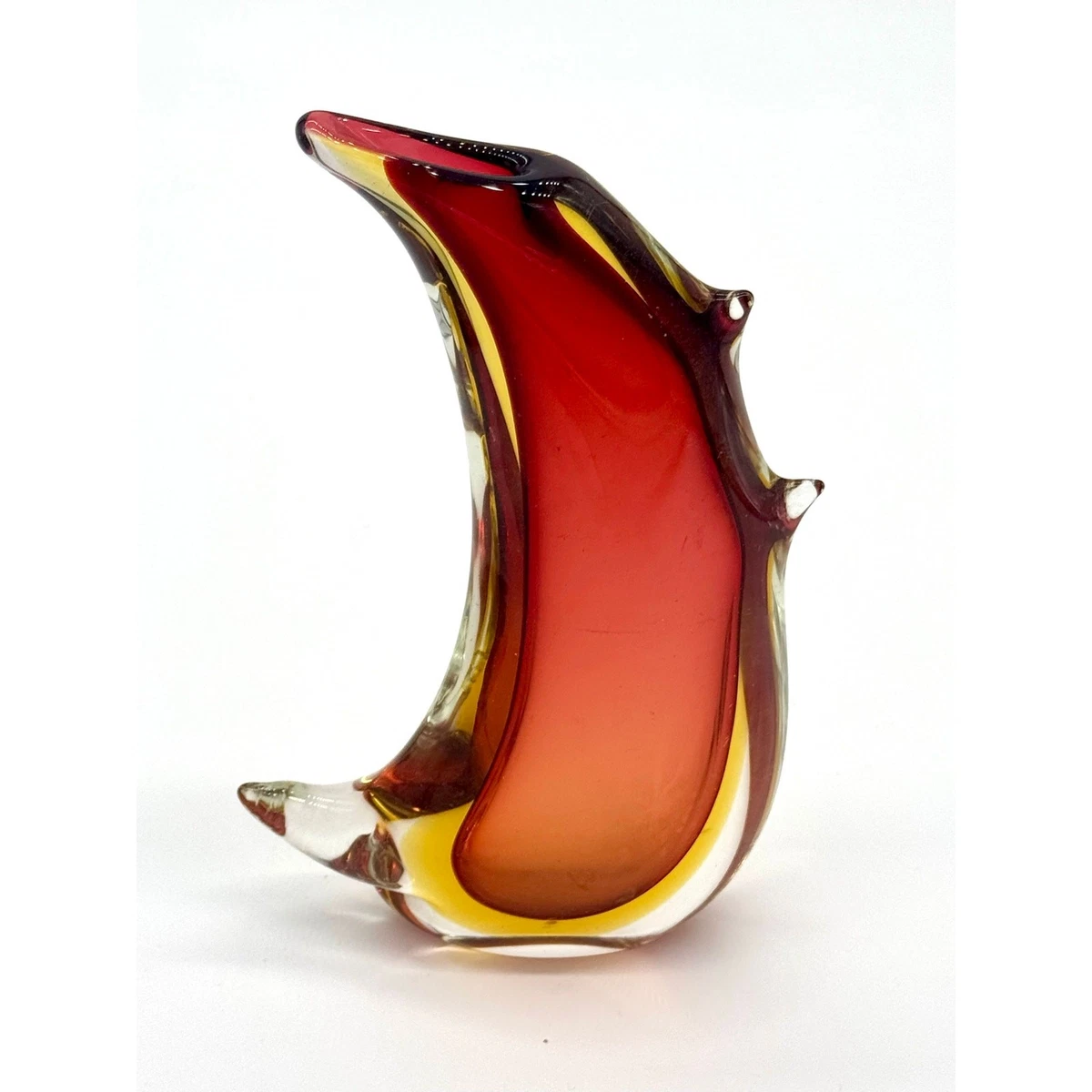 MURANO 金彩 グリーン レッド ライン グラス 未使用長期保管品 Murano Red Vases for sale | eBay