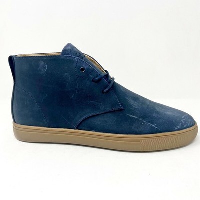 Clae Strayhorn SP Navy Waxed Mens Premium Casual Shoes Sneakers