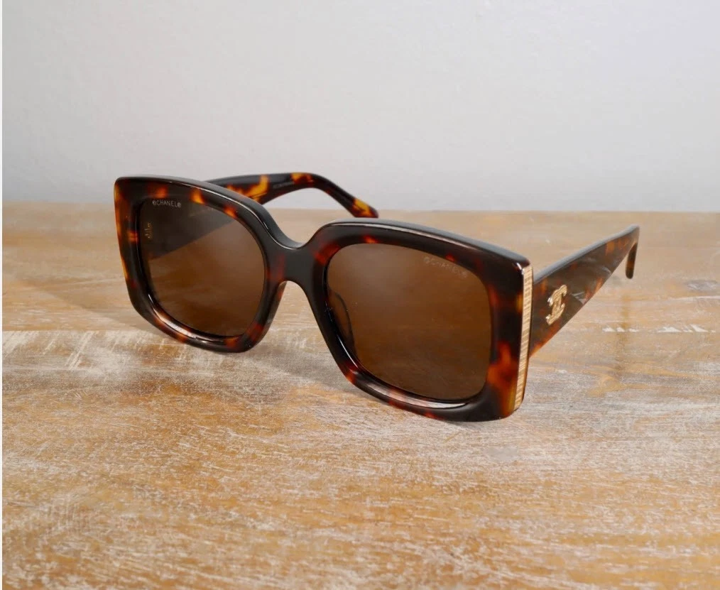 CHANEL Tortoise Sunglasses for Women for sale | eBay