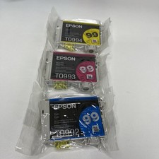 Epson 99 Ink Cartridge Lot Of 5 - Cyan, Magenta, Yellow, - UNKNOWN EXP