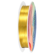 0.2mmx25m Jewelry Wire, 32 Gauge 82FT Craft Wire Copper Wire, Gold Tone
