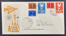 1958 KLM Amsterdam-Biak Netherland Nieuw New Guinea East Indies 1st Flight Cover
