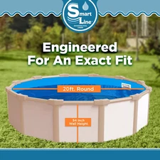 Smartline 20' x 54" Round Swimming Pool 20 Gauge Overlap Liner - Choose Pattern