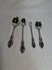 4 Oneida Community Stainless BRAHMS Spoons  & Appetizer Fork, Replacement pieces