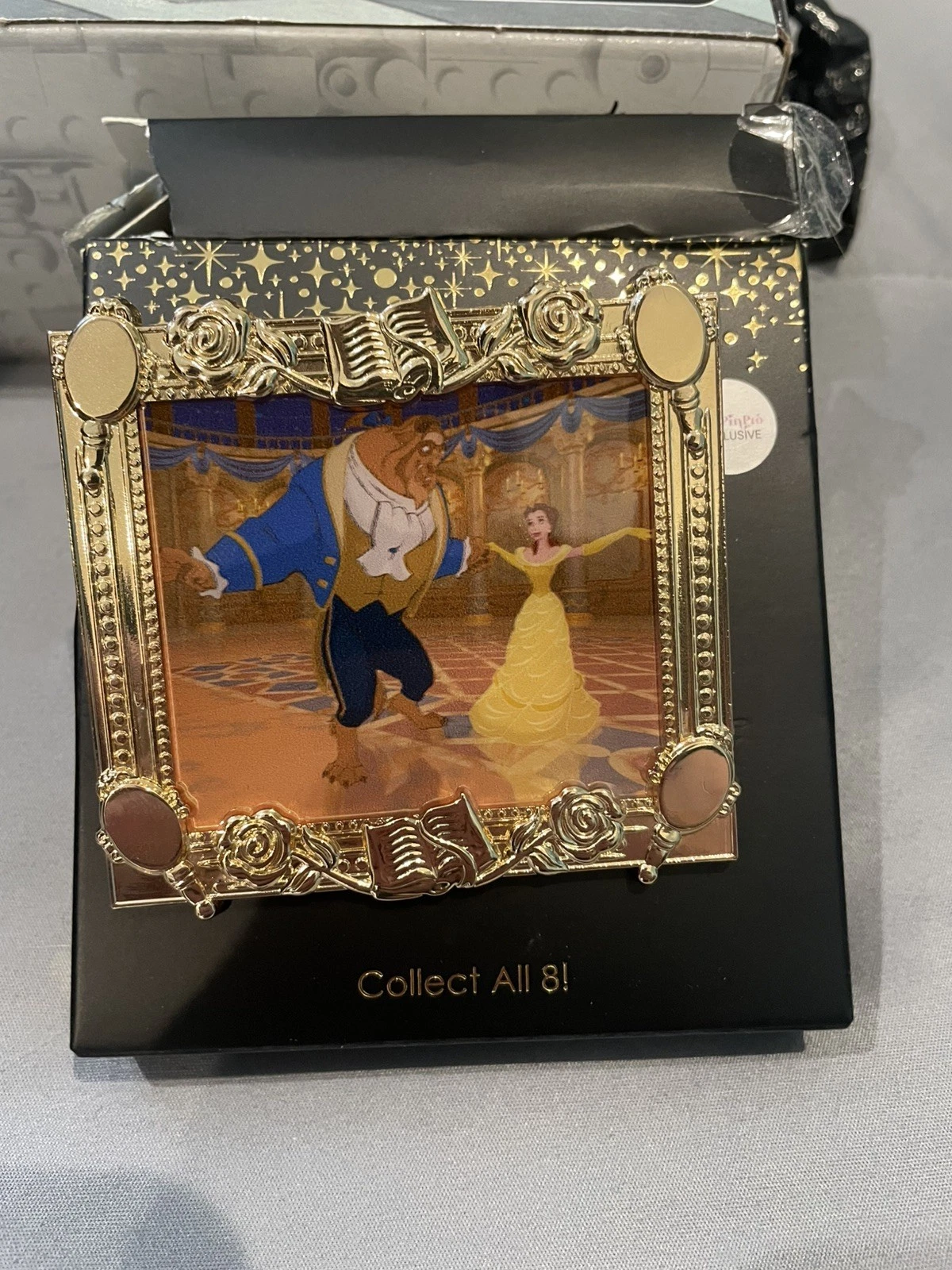 Disney Princess Frame Mystery Pin Belle Beauty and the Beast LE300 GoPinPro