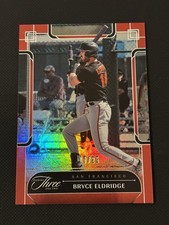 #77 Bryce Eldridge /25 Orange (Holo) SF Giants 2024 Panini Three and Two
