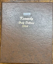 Complete AU/BU Kennedy Half Dollar Set of 116 Coins 1964-2025 DANSCO ALBUM #760
