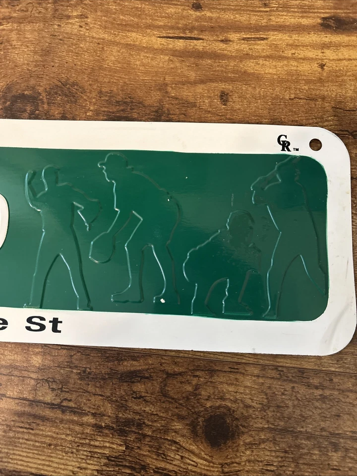 Colorado Rockies Coors Field 20th & Blake St Metal Sign Street Sign Look 22 x 6” - Image 2 of 4