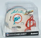DAN MARINO Signed Miami Dolphins RETRO Mini Helmet AQUA Auto BECKETT COA W677164