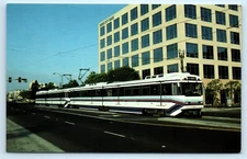 POSTCARD Southern California Rapid Transit Cars 121 115 Pacific Avenue Train