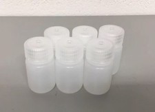 NEW 6 Nalgene Packaging Bottles, 30ml 1oz, Wide Mouth, HDPE