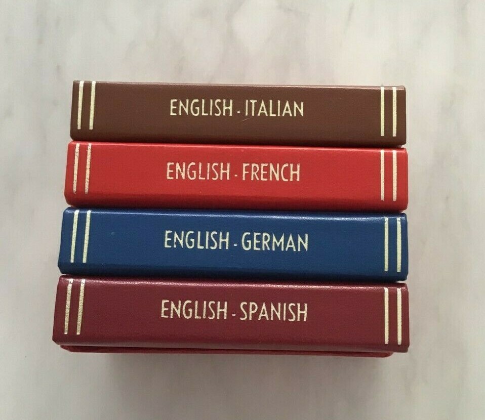 Vintage Burgess and Bowes Midget Set of 4 Translation Series | eBay