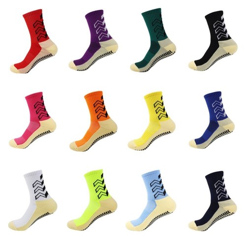 Socks Round Silicone Suction Cup Football Socks Grip Anti Slip Soccer Socks - Picture 5 of 28