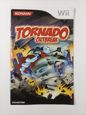 Tornado Outbreak - Nintendo Wii nur Spielanleitung Booklet #390