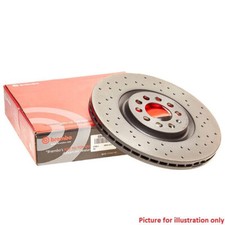 Brembo Xtra 09.9772.1X Front Brake Discs 2 Pieces Pair 312mm Vented Carbon Drill