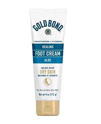 Gold Bond Healing Foot Cream With Aloe 4 oz NEW - FREE SHIPPING -