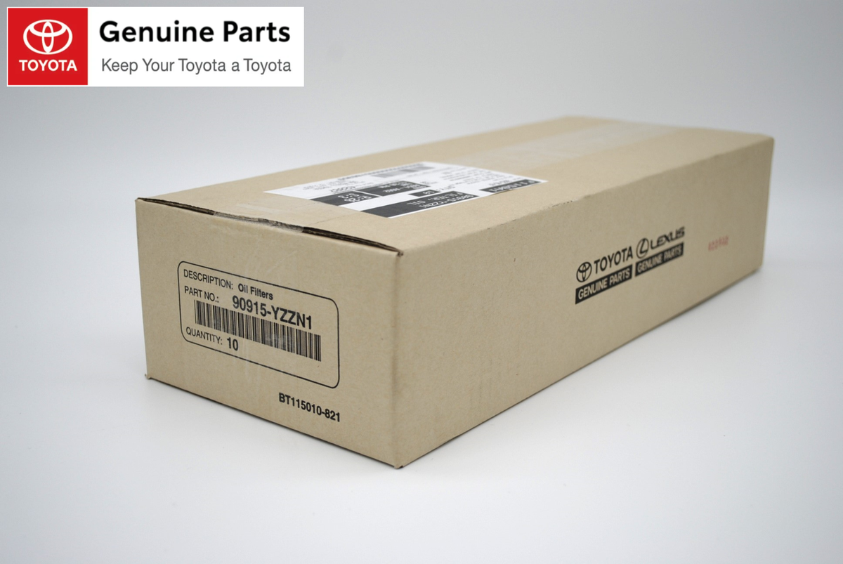 90915-YZZN1 GENUINE TOYOTA OIL FILTER SET OF (10-BUNDLE DEAL)W