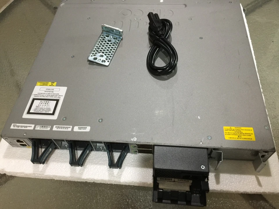 CISCO WS-C3850-24XU-S 24-Port 10Gig UPOE Switch 3850-24XU-S MultiGig RJ45 1100W - Image 3 of 4