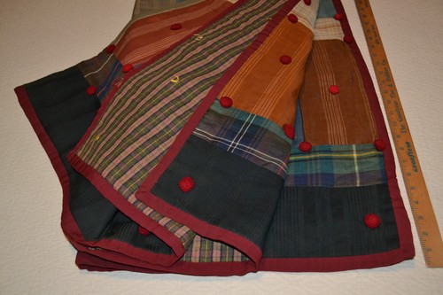 handmade quilt 65" x 72", hand tied - Picture 9 of 12