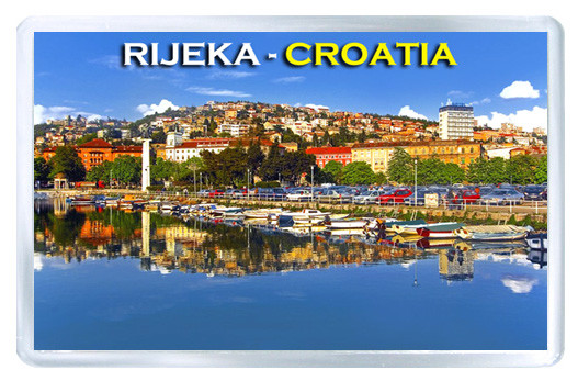 Rijeka Croatia Fridge Magnetic Souvenir Magnetic Refrigerator- Rijeka Croatia Fridge Magnetic Souvenir Magnetic Refrigerator-
