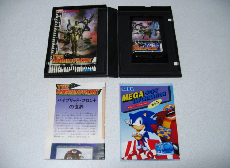 The Hybrid Front Mega Drive MD Genesis Sega Used Japan Boxed Tested Working - Image 4 of 4