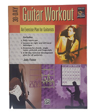 30 Day Guitar Workout An Exercise plan Guitarists Music Book by Jody Fisher