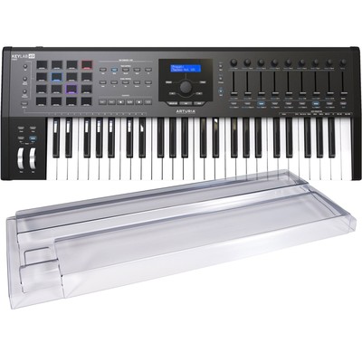 Arturia KeyLab MkII 49 MIDI/USB/CV Controller - Black DECKSAVER KIT