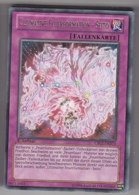 YU-GI-OH Ultimative Feuerformation Seito Rare CBLZ-DE073