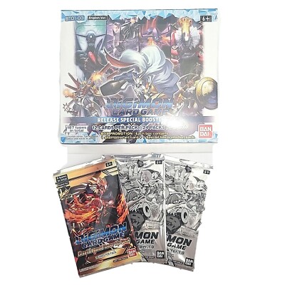 Digimon TCG Release Special Ver.1.0 Booster Box Dash Power Up Packs - Brand  New