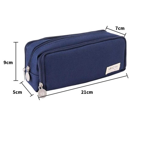 Large Capacity Pencil Case Zipper Pen Bag School Stationery Organizer Pouch - Picture 2 of 24