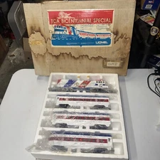 Lionel 4 Car Train Set Lionel 6-1976 TCA Bicentennial O Gauge IN BOX W/ Inserts