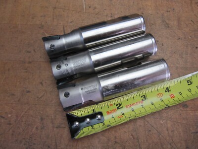 Ingersoll 12J1E1080R01 1'' cut coolant fed 2fl indexable end mill (ALL VERY NICE)