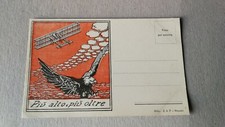 " Più alto e più oltre" Regia Aeronautica aviazione Aerei Cartolina
