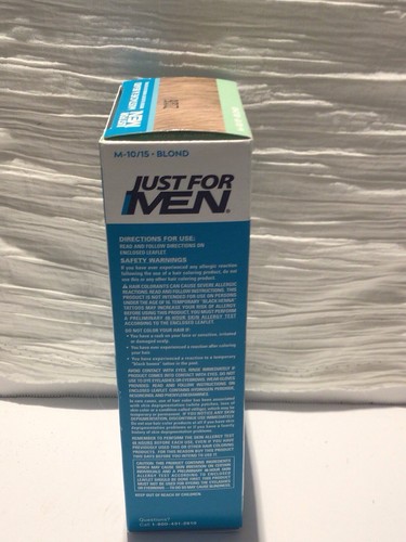 Just For Men Easy Brush In Mustache & Beard Color, Blond M-10/15 - Picture 3 of 6