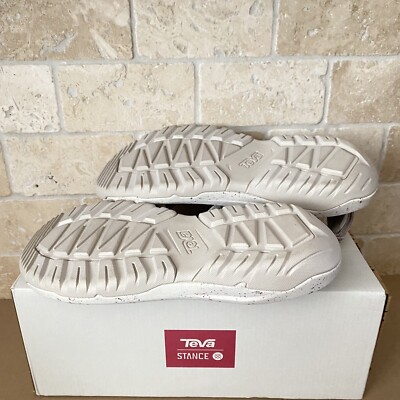 Teva X Stance Hurricane XLT2 Ivory Sport Hiking Water Sandals Camping Men\'s 7 Teva X Stance Men/Women Hurricane XLT2 Sandal and Socks  main image 3