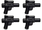 LEGO Blaster Pistol LOT of 4x Scoped Gun Small Weapon Accessory - GENUINE - NEW