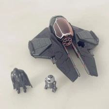 RARE Star Wars Micro Galaxy Squadron Darth Vader's Sith Interceptor Chase 0104