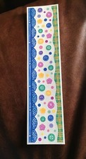CREATIVE MEMORIES GREAT LENGTH Sticker SHEET SEWING BUTTONS LACE NOS