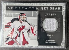 Martin Brodeur 2022-23 UD Artifacts Net Gear Jersey #NG-MB New Jersey Devils