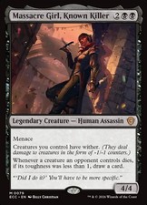 Massacre Girl, Known Killer 79 NM Lorwyn Eclipsed Commander MTG