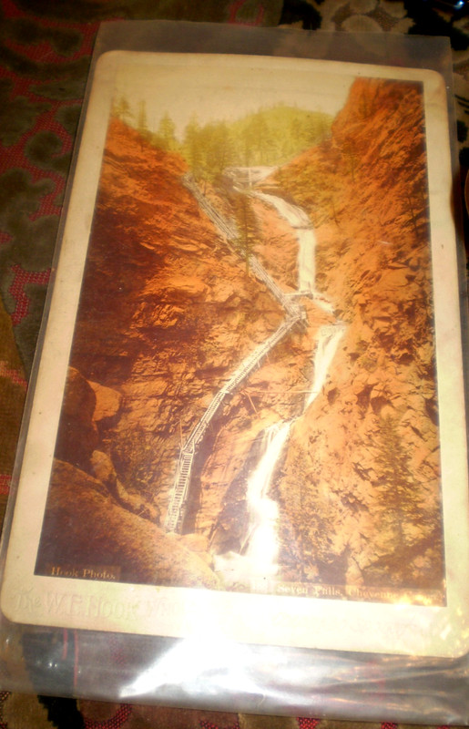 Vintage Seven Falls photo Colorado Springs Colorado Hook Photo  5x8  (7-7)