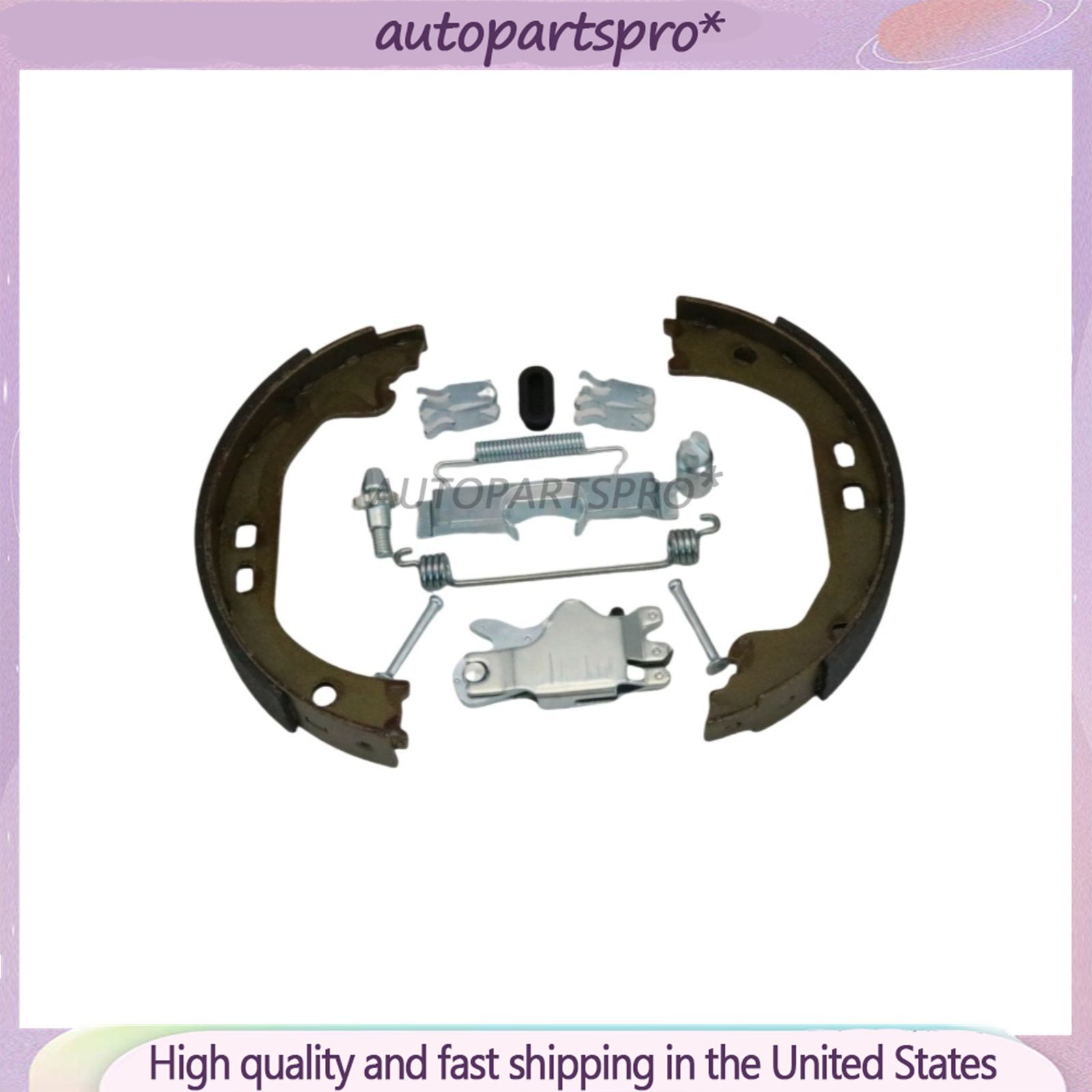 Fits Maserati Ghibli Quattroporte Parking Brake Shoes & Accessory Fastener US.