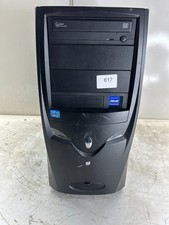 Retro Black ATX Desktop Computer Case